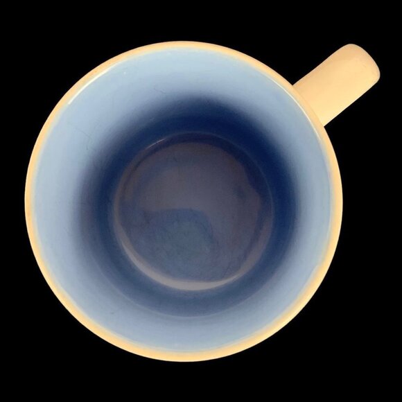 Laura Papel Poetry Name Coffee Mug Cup Ceramic 10 oz White Blue Vintage Gift - Picture 8 of 13